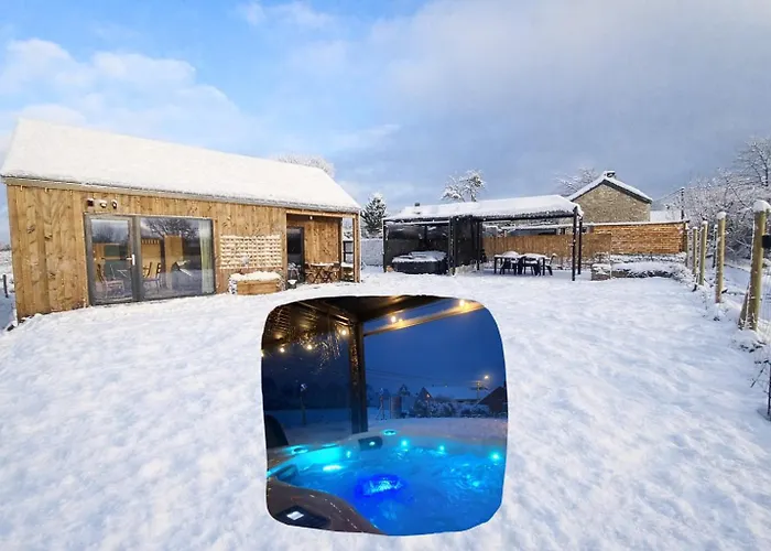 Chalet Neuf Avec Jacuzzi Et Jardin Privés -